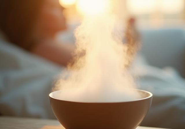 Image illustrant les inhalations de vapeur thérapeutiques